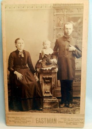 Rare Family Portrait Of Gottfried Haffner Seventh Day Adventist Pioneer
