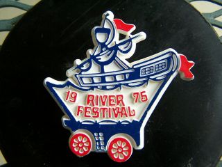 1975 Wichita River Festival Pin