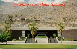 Palm Springs Desert Museum Palm Springs Ca Calif Vintage Postcard F25
