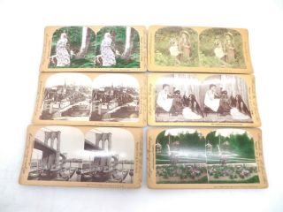 Antique Keystone View Company Stereoscope W/ Cards and Viewer 4
