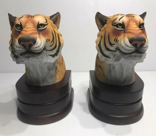 Ceramic Tiger Bookends Andrea By Sadek At Dillards Hand Made & Painted