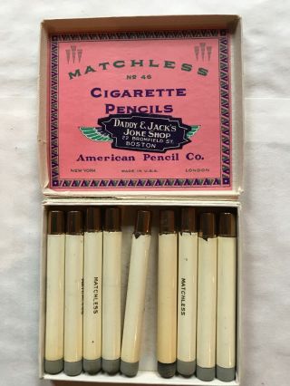 Vintage American Pencil Co.  Matchless 46 Cigarette Pencils