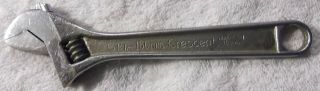 Vintage Crescent Usa Adjustable Wrench,  93,  6 " Inch Tool