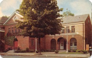 Cooperstown Ny National Baseball Hall Of Fame & Museum Sports Postcard 1960s