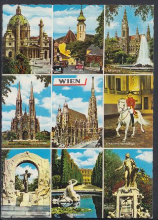 Austria Postcard - Views Of Vienna - Wien T727