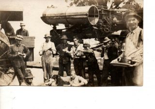Rppc Construction Crew Lunch Dog Watermelon On Head Workers 563