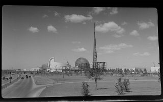 62409.  Acetate Negative Nyc 1939 Nywf York Worlds Fair Construction