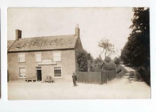 Rp Outwell The Bridge Inn Pub Nr Wisbech Cambs Real Photo Norfolk Posted 1910