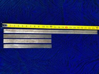 Vintage Old L.  S.  Starrett Co.  Hardened 24 Inch Ruler Machinists Tools