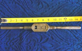 Vintage No.  6 Greenfield Mass 15 " Tap Handle Wrench Gtd Machinists Tools