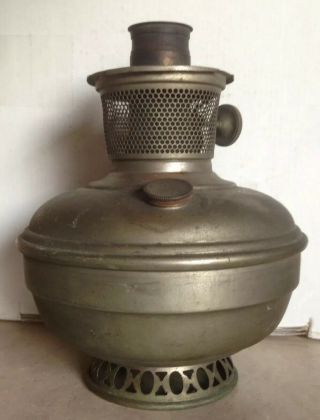 Antique Vintage Aladdin No 9 Hanging Or Bracket Oil Lamp Fuel Font