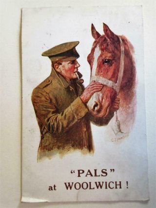 Ww1,  Wwi Military Patriotic Postcard - 
