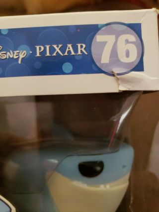 Funko Pop Disney Pixar Finding Nemo Bruce Shark 76 box slightly 6