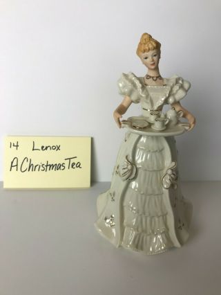 Lenox Ivory Classic Figurine A Christmas Tea 2009 (sku:790566)