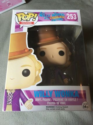 Funko Pop Movies: Willy Wonka Vinyl Figure 253 Great Price