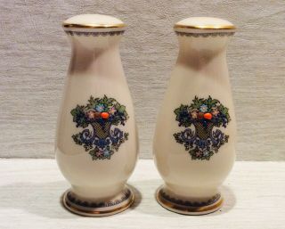 Salt And Pepper Shakers,  Lenox Autumn,  Made In Usa