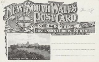 VINTAGE POSTCARD NSW GOVERNMENT TOURIST BUREAU STANWELL PARK 1900s 2
