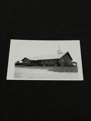 Vintage Rppc Assembly Of God Church Sherburn Minnesota Real Photo Postcard