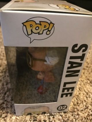 Funko Pop Stan Lee Fan Expo Canada Red Shoes COND.  (RARE - 1 of 500) 2