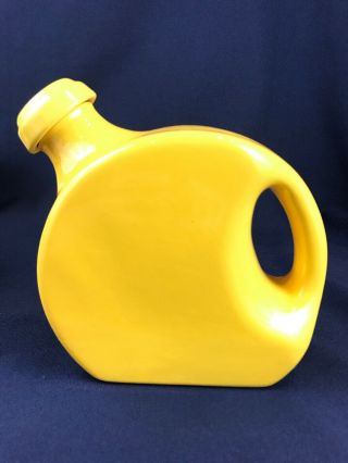 Vtg Oxford Ware Universal Pottery Art Deco Water Pitcher Sunny Yellow Cond.