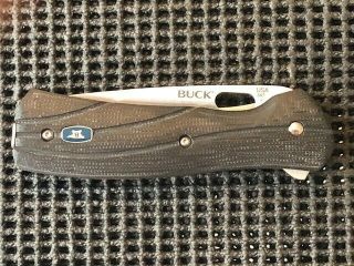 Buck Vantage Pro Large Liner Lock Flipper Knife 3.  25 " S30v Plain Satin 0347bks1