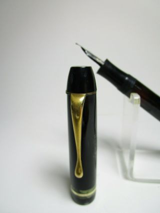 Rare 1940´s German GREIF GOLD pistonfiller fountain pen flexy OM nib 3