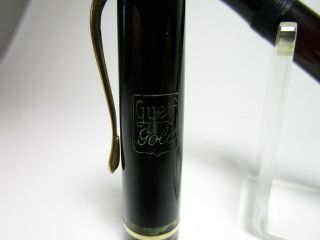 Rare 1940´s German GREIF GOLD pistonfiller fountain pen flexy OM nib 4