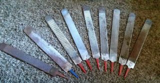 Five (5) Farrier Hoof Rasps Files Knife Making Blacksmith Tools