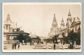 Panama - Pacific Exposition Ppie San Francisco Rppc Rare Antique Photo 1915