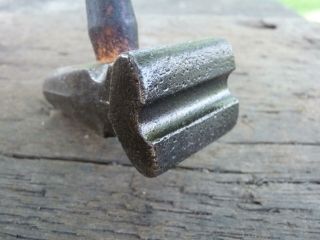 Vintage Champion Blacksmith/anvil/forge 3/8 " Top Swage Hammer Vg
