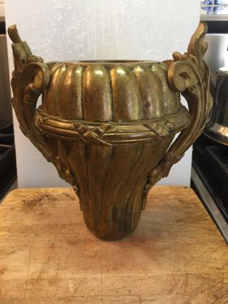 Vintage Cast Brass Table Lamp Base