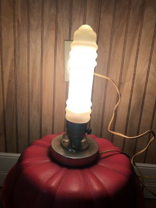 Vintage Art Deco Electrolite Torpedo Bullet Skyscraper Table Lamp