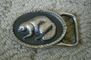 Boy Scout - Silver Beaver - Nashua - Belt Buckle
