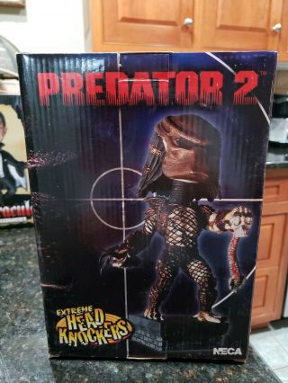 Action Figure - Predator 2 - Extreme Head Knockers Bobble Head Neca Nib