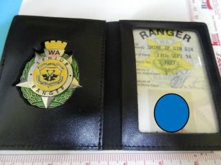Wa Senior Ranger Id Wallet & Authority Card & H/2/get