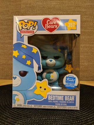 Funko Pop Bedtime Bear 357 Funko Shop Exclusive Care Bears Nib