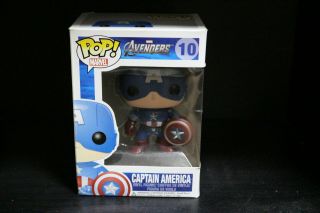 Funko Pop Vinyl Figure Marvel The Avengers - Captain America 10 Check Pics