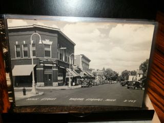 8162,  Real Photo,  Main St.  Harbor Springs Mich,  @1940 