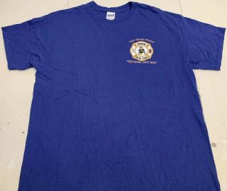 Coram Fire Department Suffolk County Long Island NY T - Shirt L FDNY 4
