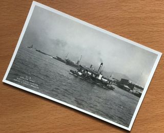 1925 Photo Post Card Of Hong Kong: Kowloon Ferry
