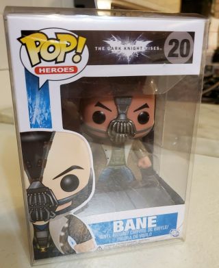 The Dark Knight Rises Bane Funko Batman Tom Hardy Nib W/ Plastic Protector 20