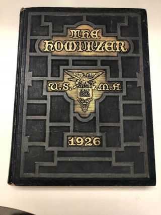 1926 Usma West Point Howitzer Yearbook Us Army Military Academy Class Book