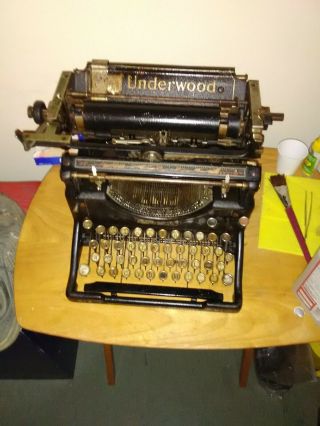 Antique Underwood Standard Typewriter No.  5 -