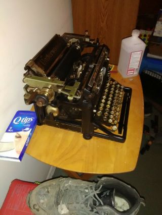 Antique Underwood Standard Typewriter No.  5 - 2