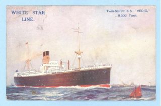 White Star Line S.  S.  Verdic
