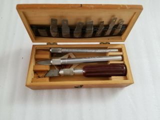 Vintage X - Acto Craftsmen Cutting Tools Handles & Blades Set