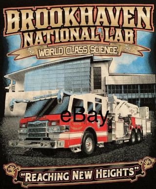 Bnl Brookhaven Fire Department Suffolk County Long Island Ny T - Shirt Xl Fdny