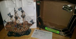 Halloween Spooky Town Lemax Lighted Ghost Galleon Boat Great