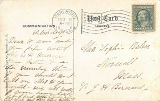 1909 Religious Motto PC - Post Card Prescription Number Three - Get Out In God ' s Glo 2
