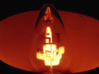 Vintage Light Bulb 50 Years Of Soviet Power.  Moscow.  Kremlin.  Made In Ussr